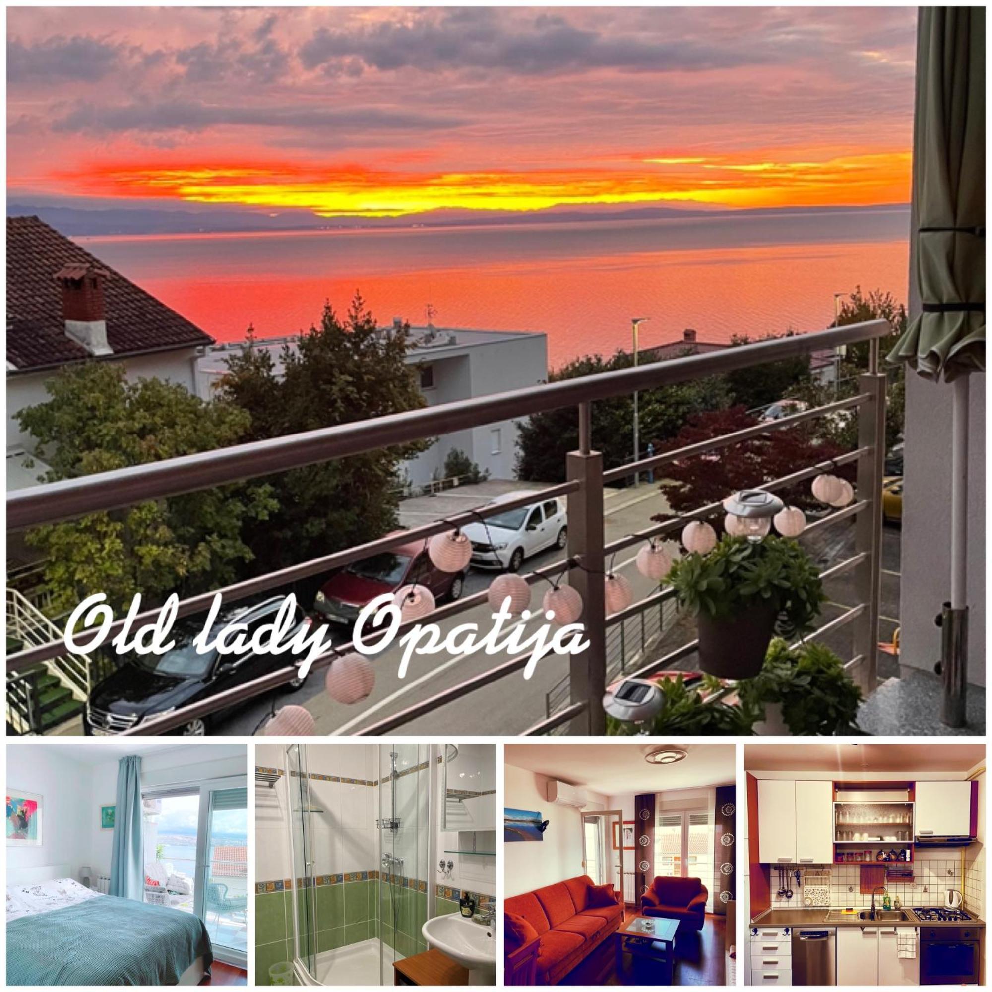 Old Lady Opatija Lejlighed Eksteriør billede